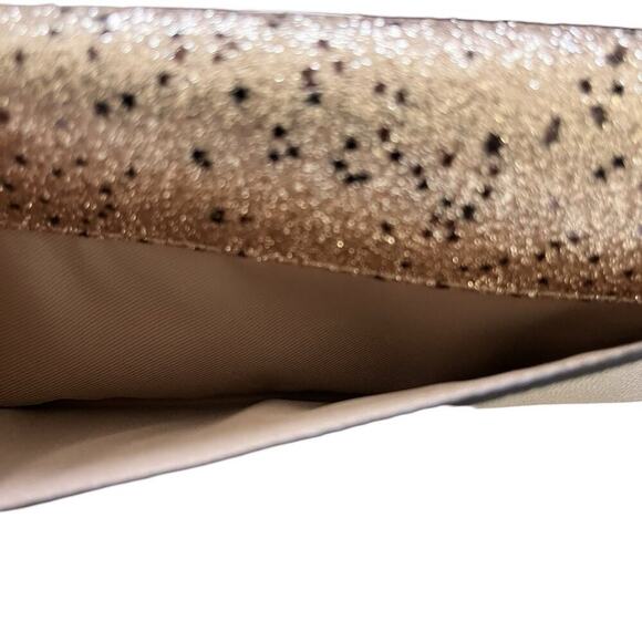 Coach Gold Glitter And Stars Slim Envelope Leather Wallet Large F38692 - Picture 7 of 11